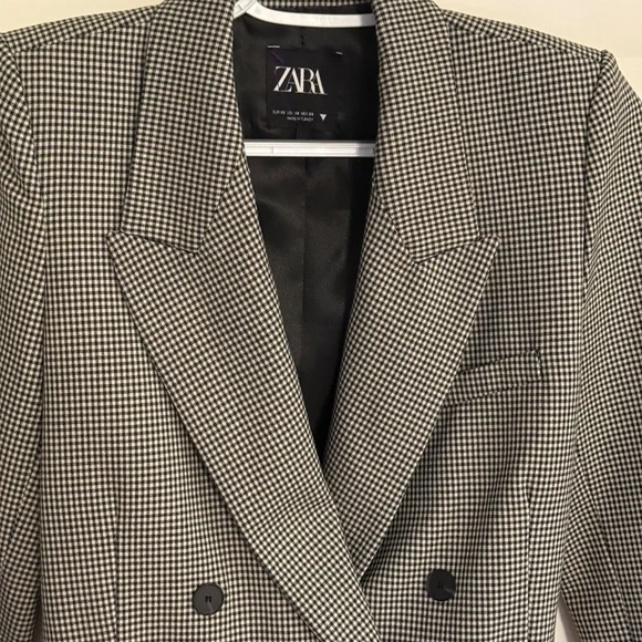 Zara Double Breasted Oversized Blazer 45328 - Picture 3 of 9